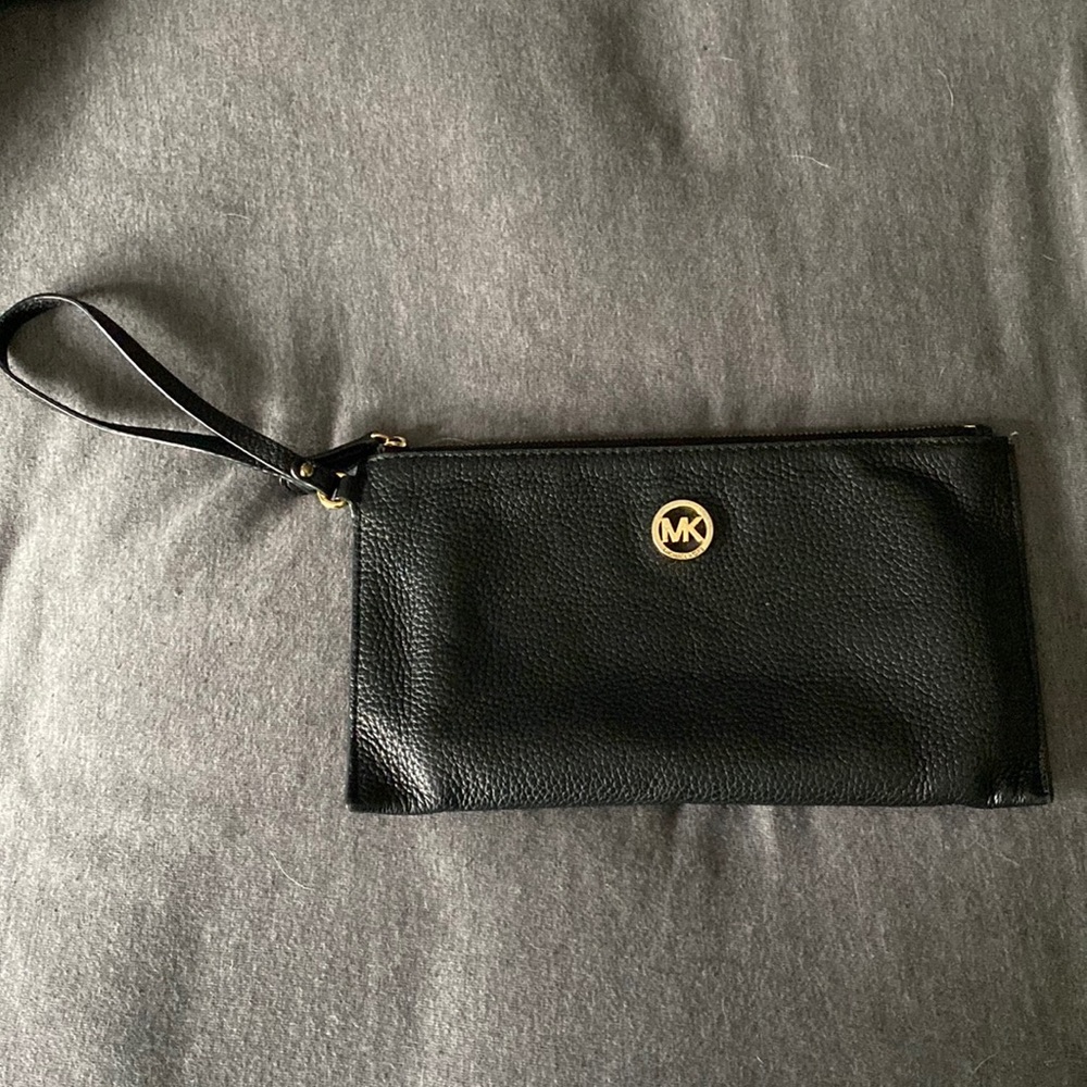 Michael Kors Black Wristlet